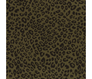 Kunstleder Wildleder Suede Clara oliv Leo print